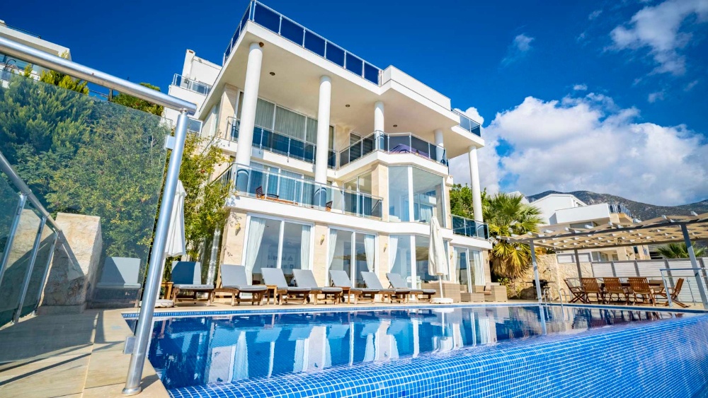 4-Bed Sea View Villa in Kalkan
