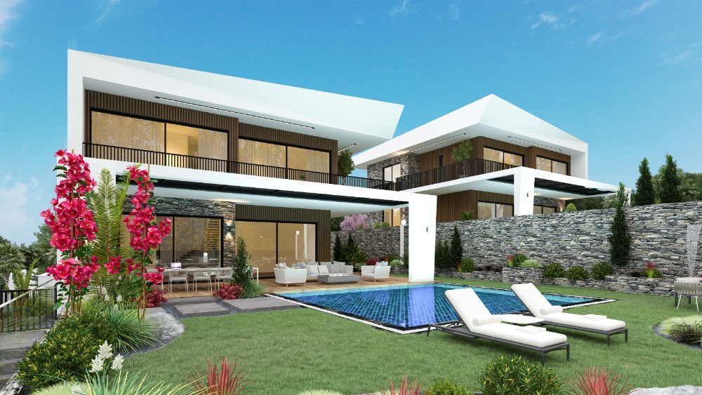 Luxury Sea View Villa in Sogucak for Sale
