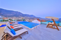 sea view kalkan villa for sale with private pool