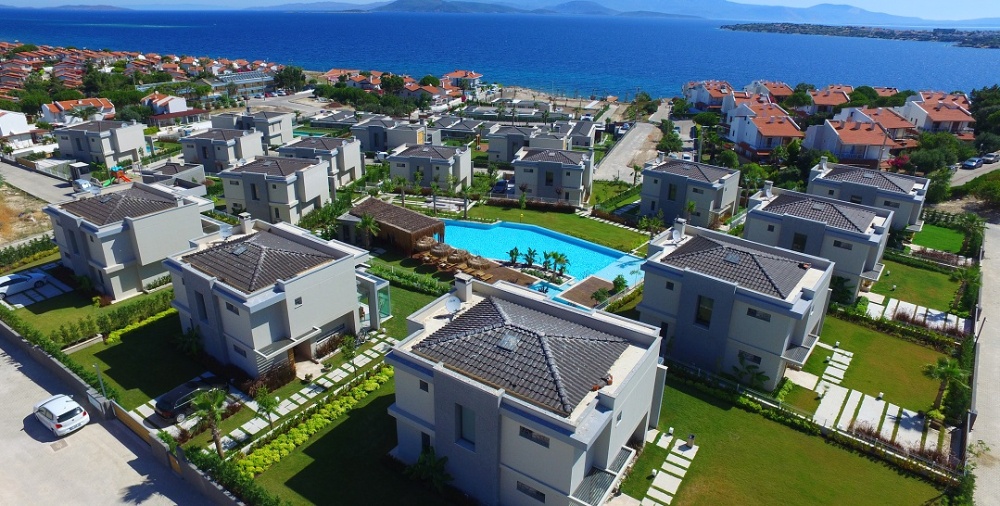 Prestigious Villa for Sale in Cesme on Beachfront Complex 