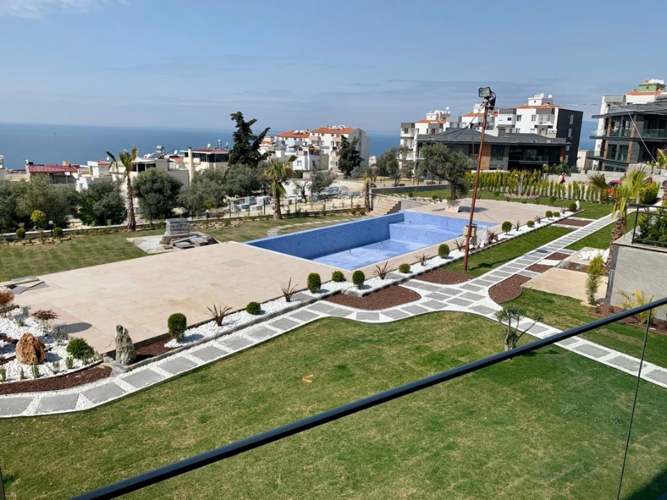 Top Floor Sea View Apartment in Kusadasi for Sale
