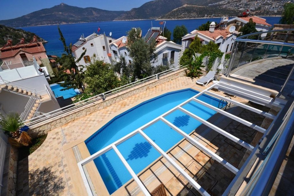 Kalkan Sea View Villa with Pool for Sale