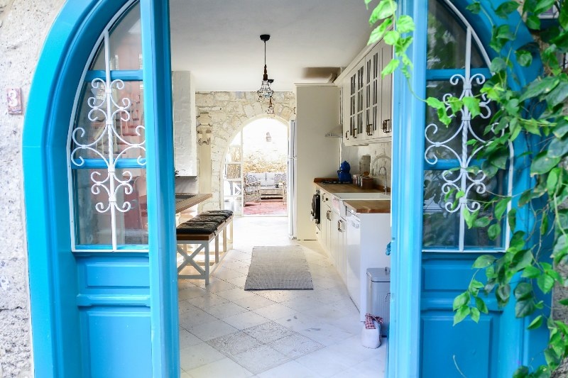 Historical Stone House Villa for Sale in Alacati
